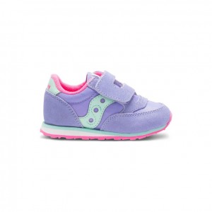 Saucony Baby Jazz Hook & Loop Pikku Lapsi Tennarit Violetit | SUOMI WUYBXIZ