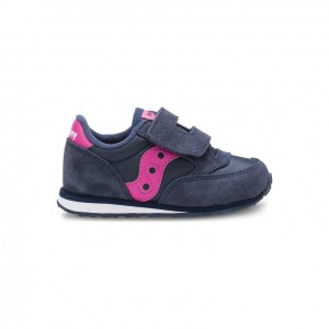 Saucony Baby Jazz Hook & Loop Pikku Lapsi Tennarit Laivastonsininen | SUOMI OULKRPS