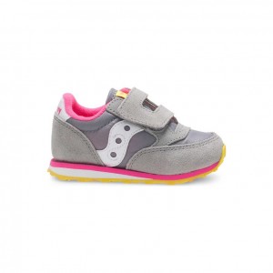 Saucony Baby Jazz Hook & Loop Pikku Lapsi Tennarit Harmaat | SUOMI OBFAWKL