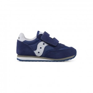 Saucony Baby Jazz Hook & Loop Pikku Lapsi Tennarit Laivastonsininen | SUOMI VLJWDAZ