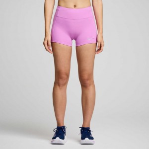 Saucony Fortify 3" Hot Naisten Shortsit Violetit | SUOMI GEKRSCJ