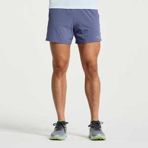 Saucony Outpace 5" Miesten Shortsit Sininen | SUOMI MIODNFH