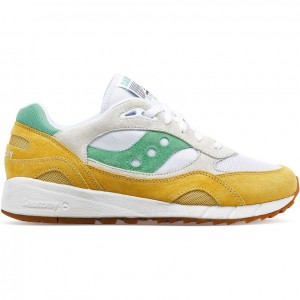 Saucony Shadow 6000 Miesten Tennarit Valkoinen Keltainen Vihreä | SUOMI FGDIUWO