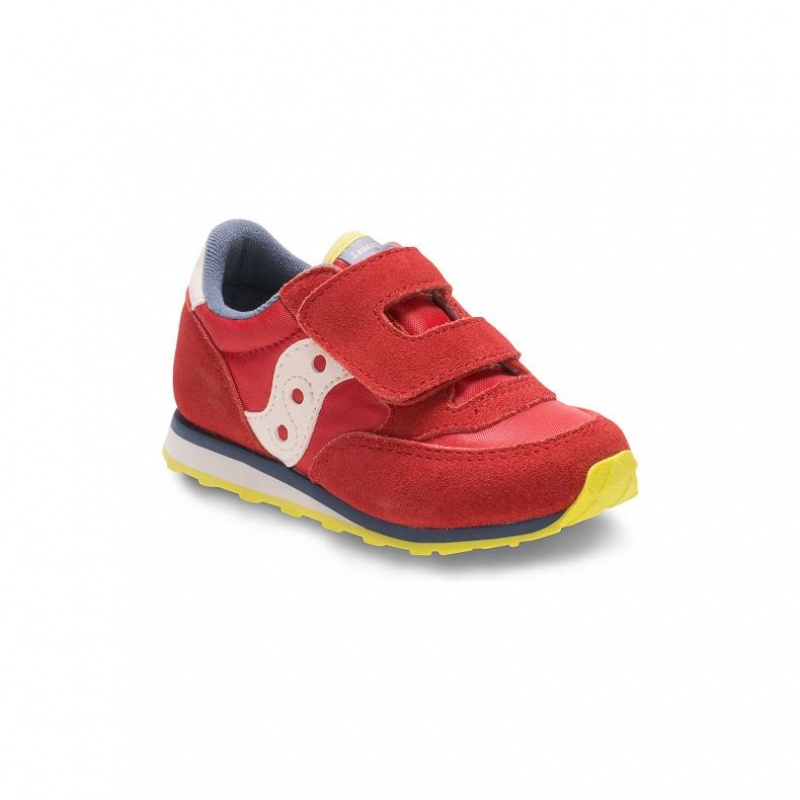 Saucony Baby Jazz Hook & Loop Pikku Lapsi Tennarit Punainen | SUOMI YKIMEZJ