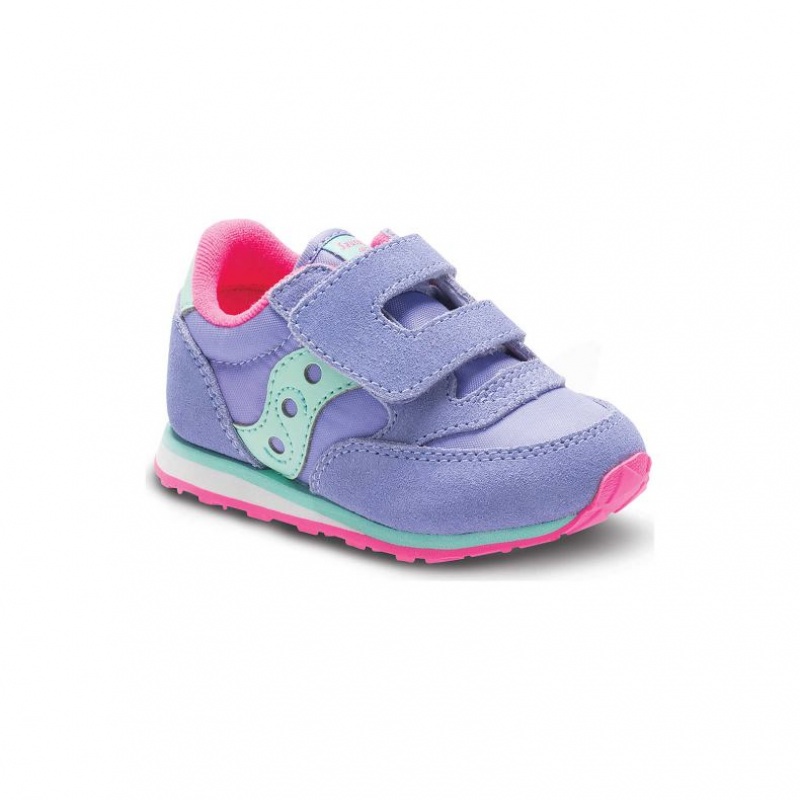 Saucony Baby Jazz Hook & Loop Pikku Lapsi Tennarit Violetit | SUOMI WUYBXIZ