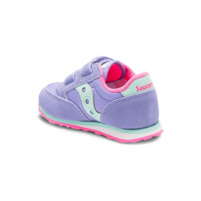 Saucony Baby Jazz Hook & Loop Pikku Lapsi Tennarit Violetit | SUOMI WUYBXIZ