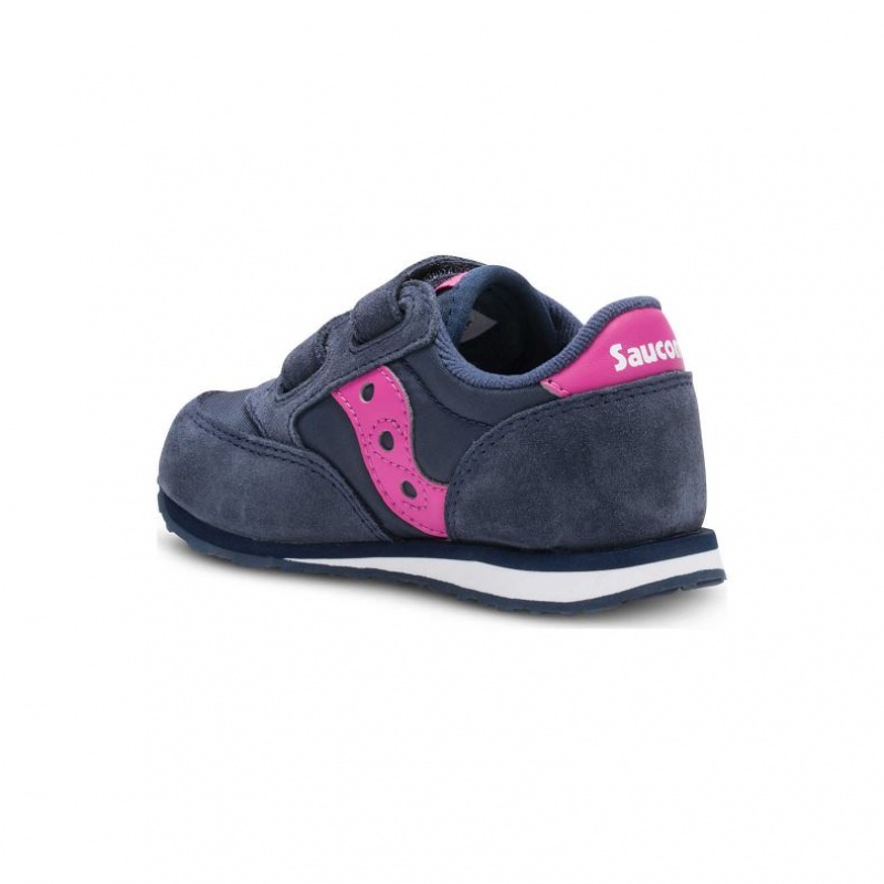 Saucony Baby Jazz Hook & Loop Pikku Lapsi Tennarit Laivastonsininen | SUOMI OULKRPS