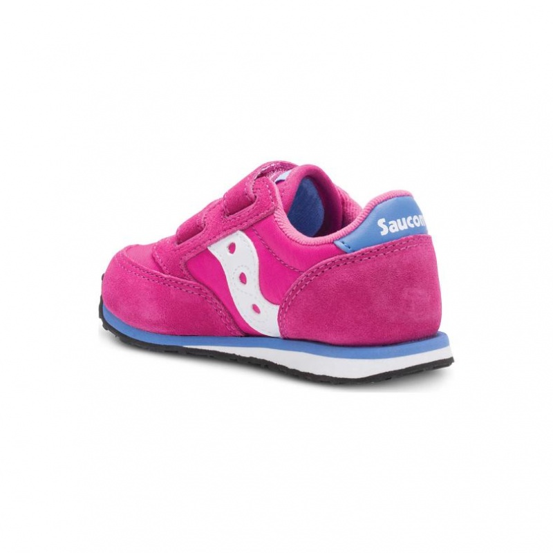 Saucony Baby Jazz Hook & Loop Pikku Lapsi Tennarit Pinkki | SUOMI WRQSLXO