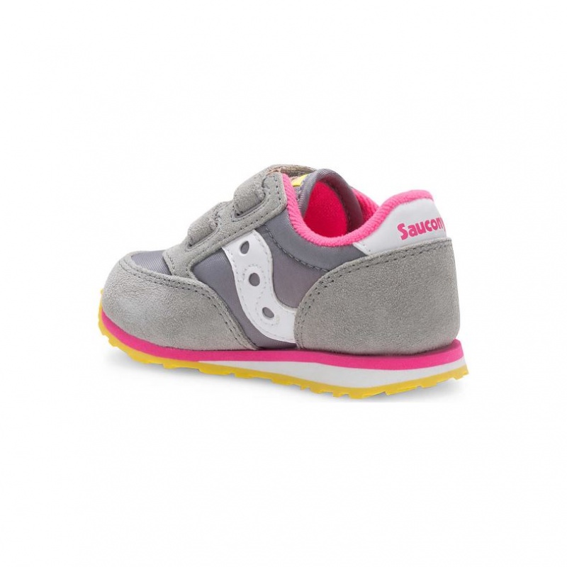 Saucony Baby Jazz Hook & Loop Pikku Lapsi Tennarit Harmaat | SUOMI OBFAWKL