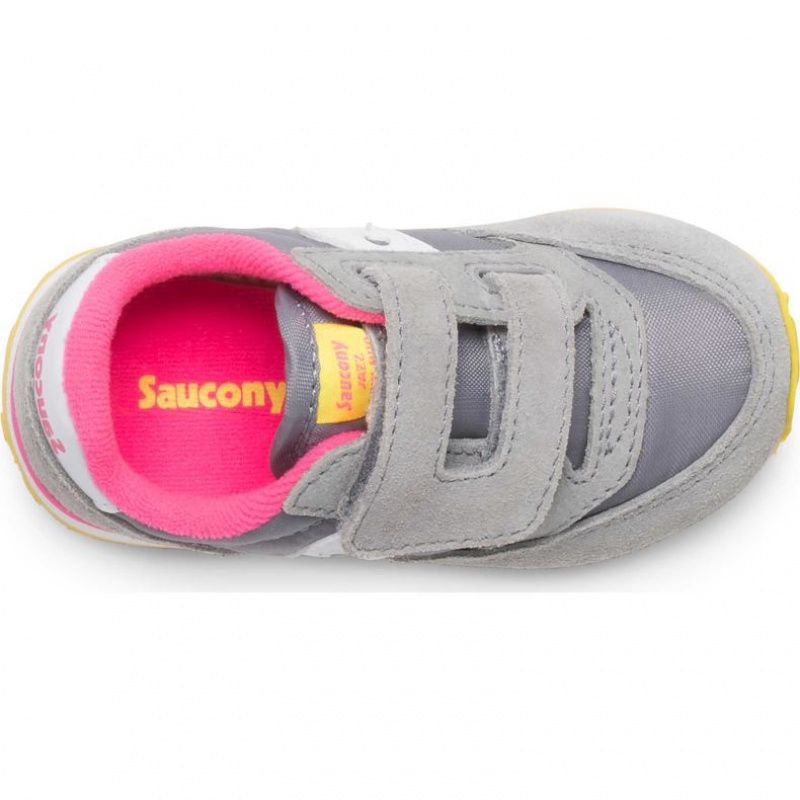 Saucony Baby Jazz Hook & Loop Pikku Lapsi Tennarit Harmaat | SUOMI OBFAWKL