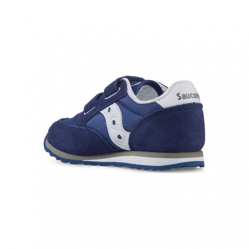 Saucony Baby Jazz Hook & Loop Pikku Lapsi Tennarit Laivastonsininen | SUOMI VLJWDAZ