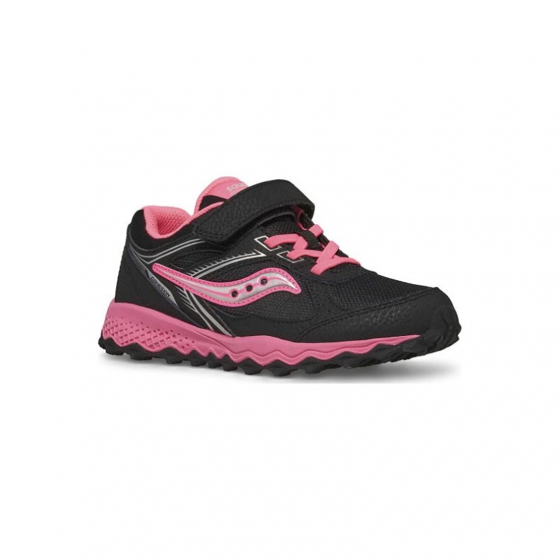 Saucony Cohesion TR14 A/C Iso Lapsi Tennarit Mustat Pinkki | SUOMI ACFPIBY