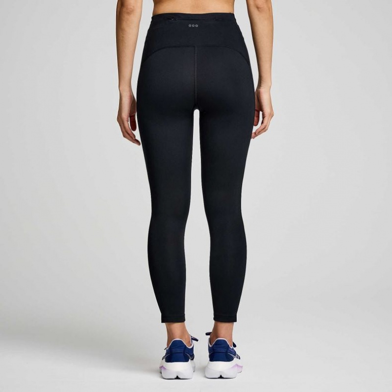 Saucony Fortify Crop Naisten Trikoot Mustat | SUOMI HIMRNWY