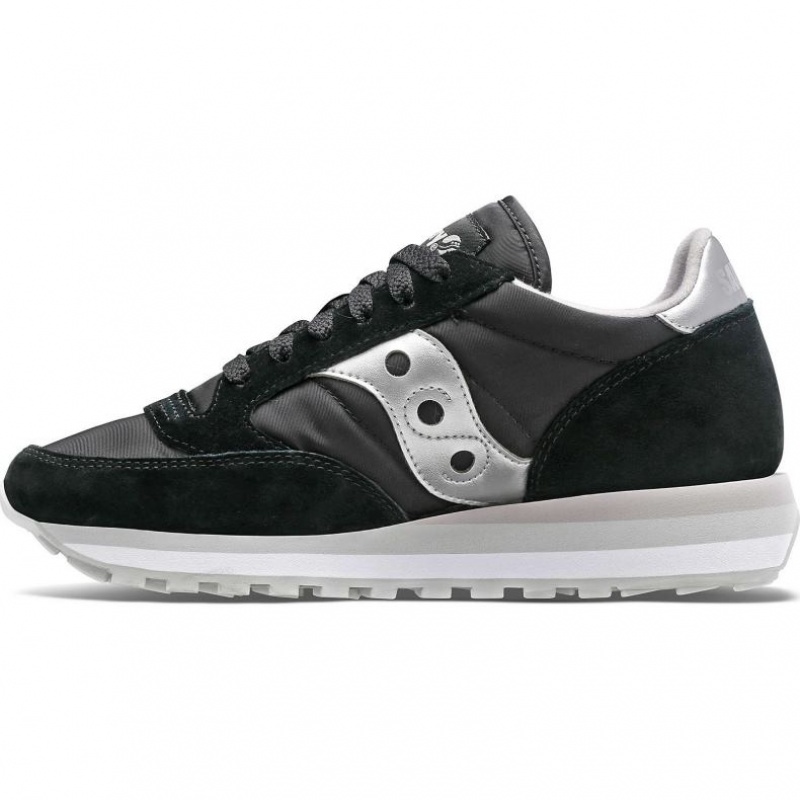 Saucony Jazz Triple Naisten Tennarit Mustat Hopea | SUOMI FKGETZY