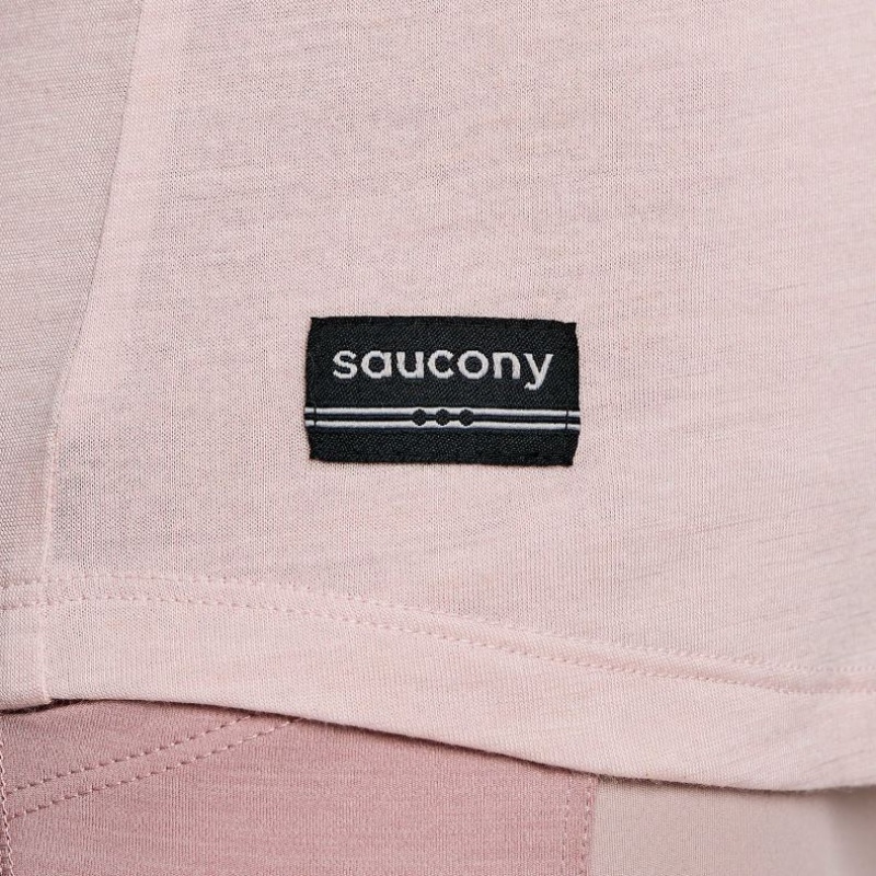 Saucony Peregrine Merino Long Sleeve Naisten T-Paita Pinkki | SUOMI LKTESIN