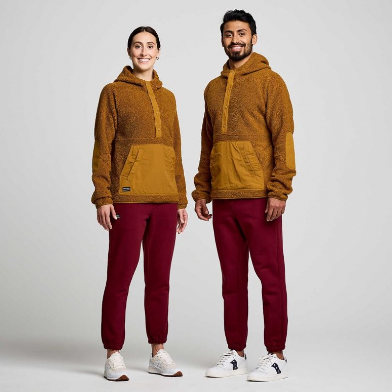 Saucony Recovery Sherpa Pullover Miesten Huppari Ruskea | SUOMI OCEXAMB