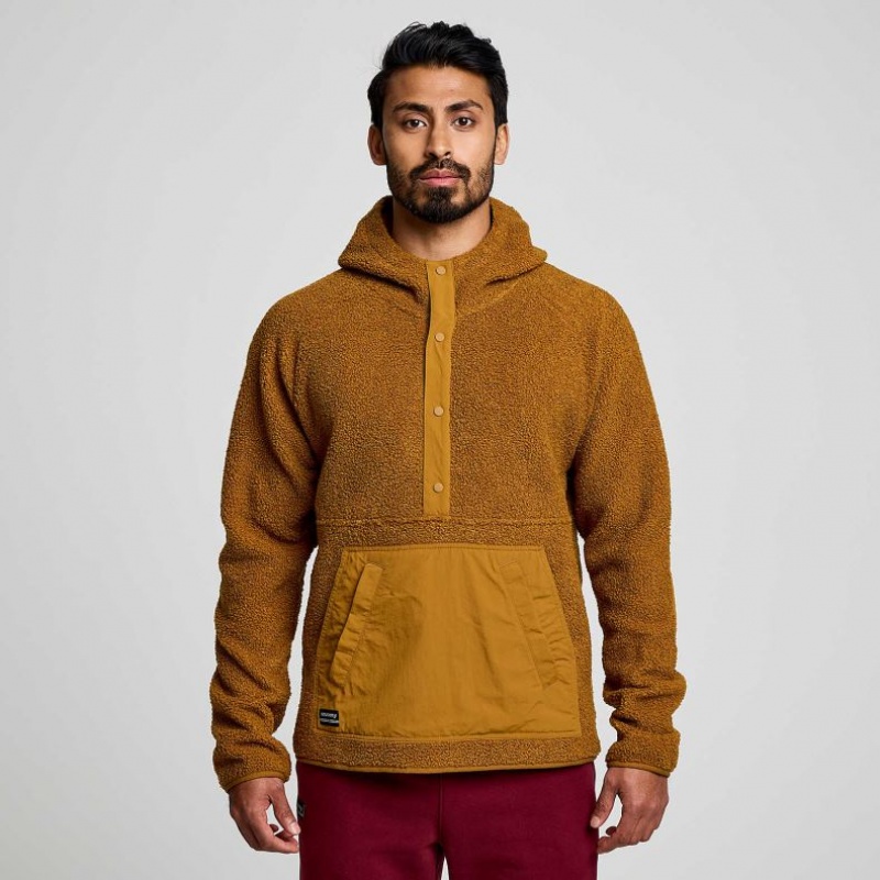 Saucony Recovery Sherpa Pullover Miesten Huppari Ruskea | SUOMI OCEXAMB