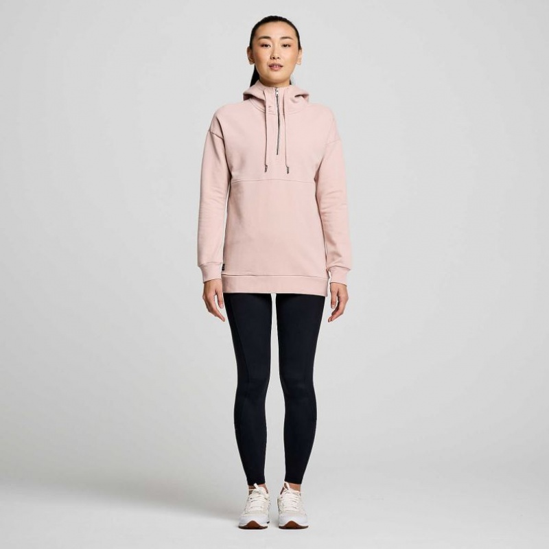 Saucony Recovery Zip Tunic Naisten Huppari Pinkki | SUOMI ABYFCUV