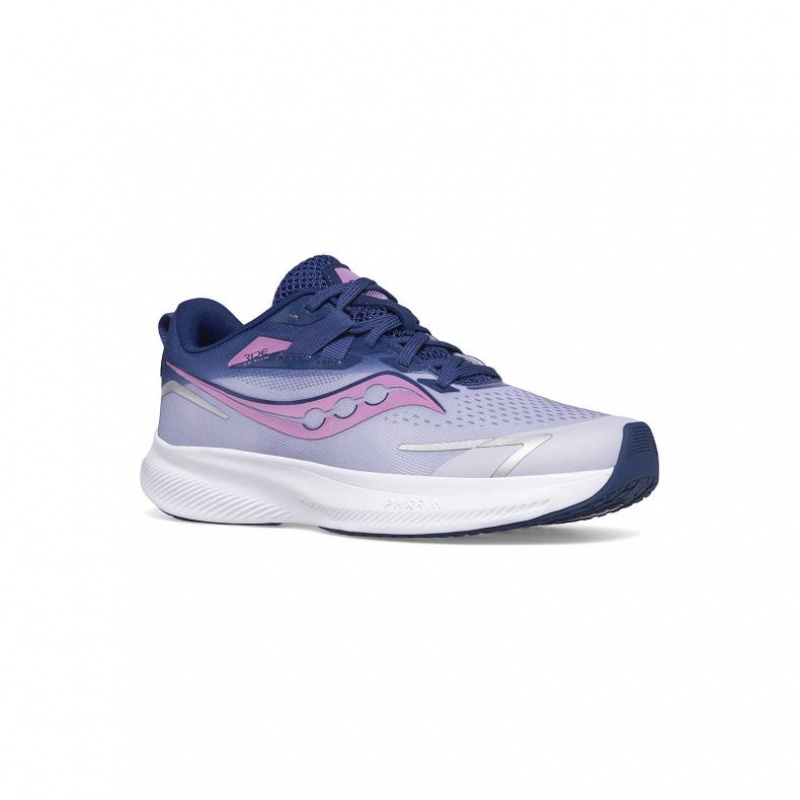 Saucony Ride 15 Iso Lapsi Tennarit Violetit Indigo | SUOMI EDCGOYU