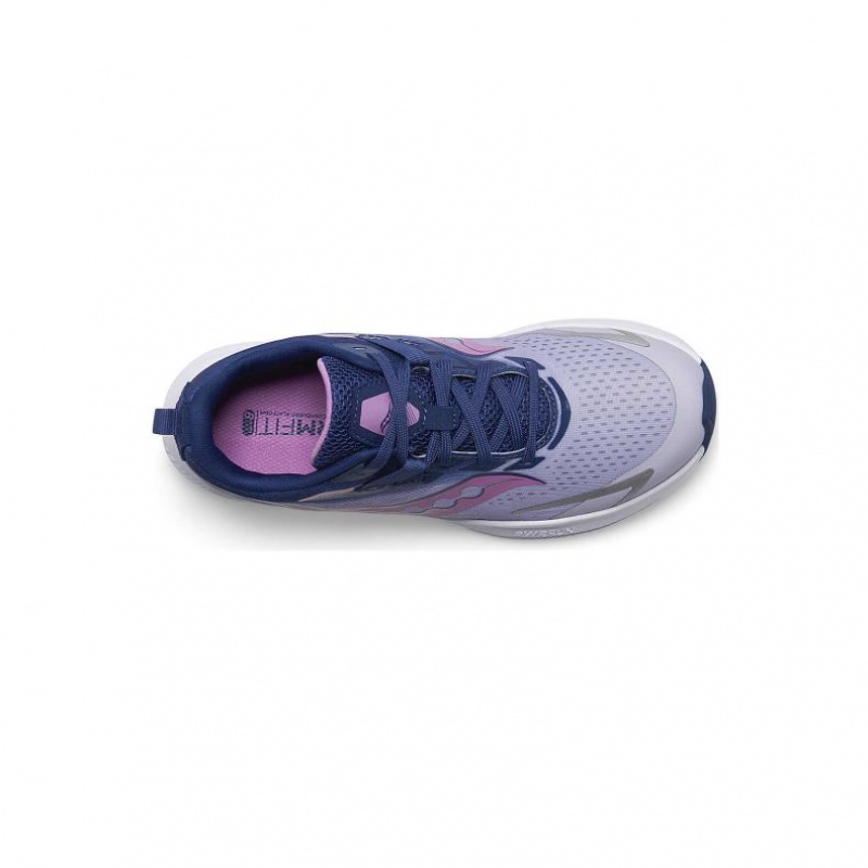 Saucony Ride 15 Iso Lapsi Tennarit Violetit Indigo | SUOMI EDCGOYU