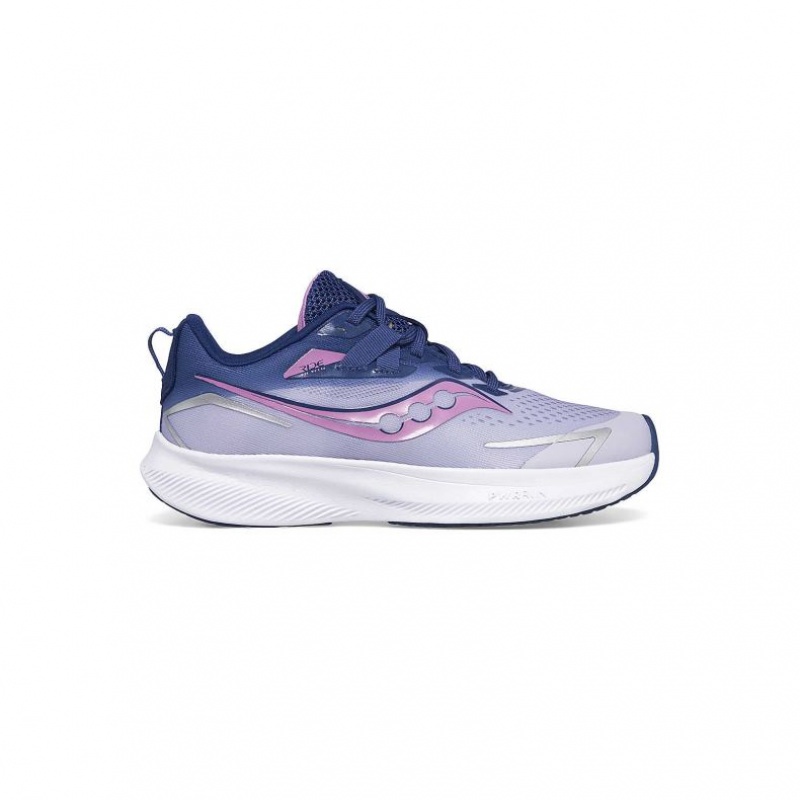 Saucony Ride 15 Iso Lapsi Tennarit Violetit Indigo | SUOMI EDCGOYU