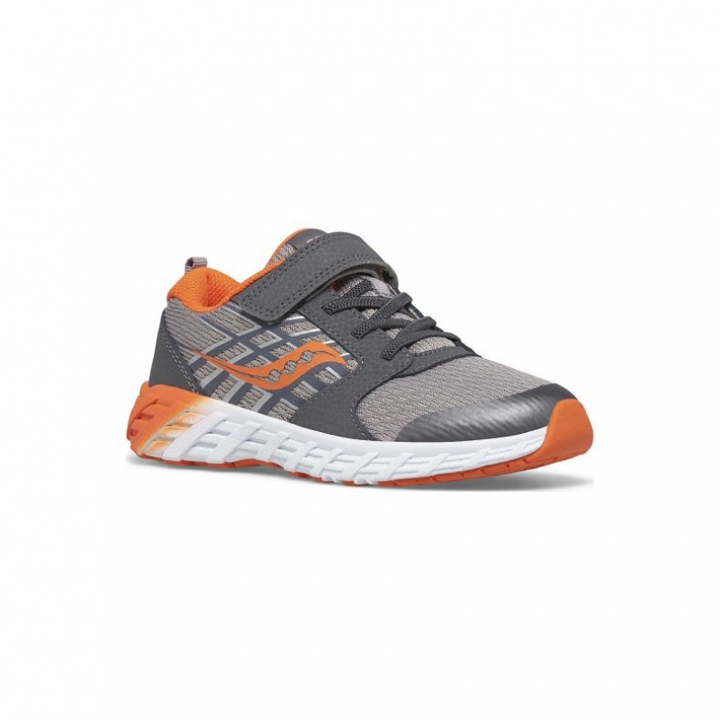 Saucony Wind 2.0 A/C Iso Lapsi Tennarit Harmaat | SUOMI RCSNWHM