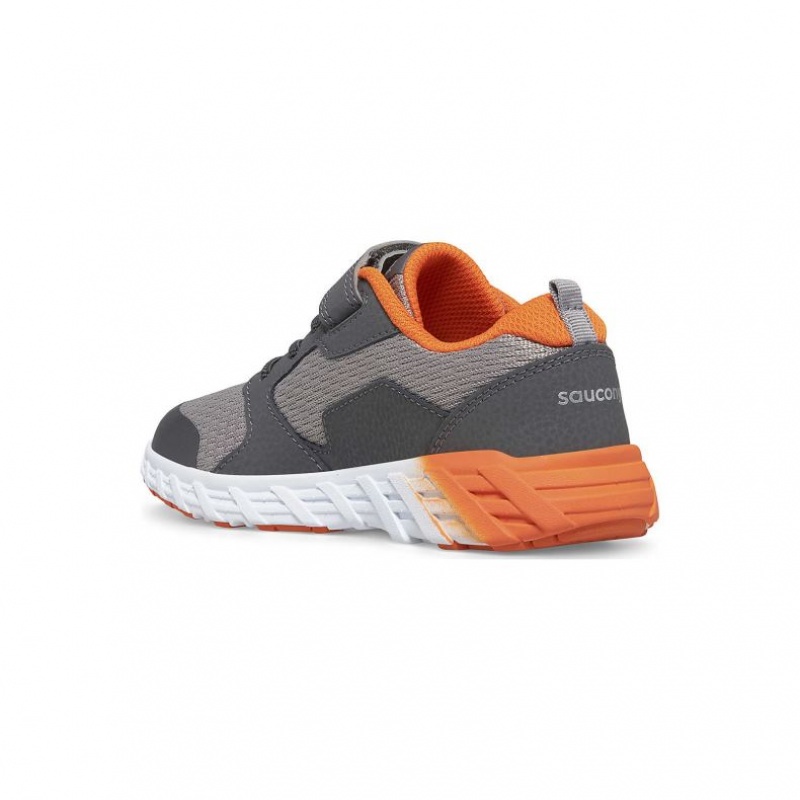 Saucony Wind 2.0 A/C Iso Lapsi Tennarit Harmaat | SUOMI RCSNWHM