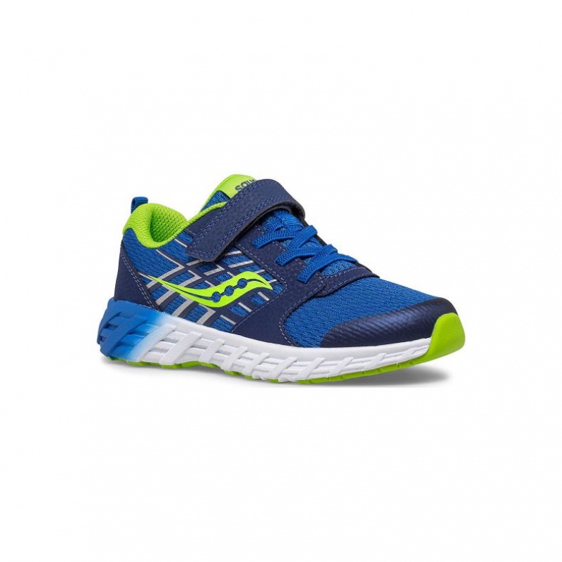 Saucony Wind 2.0 A/C Iso Lapsi Tennarit Sininen | SUOMI JGIWXMR