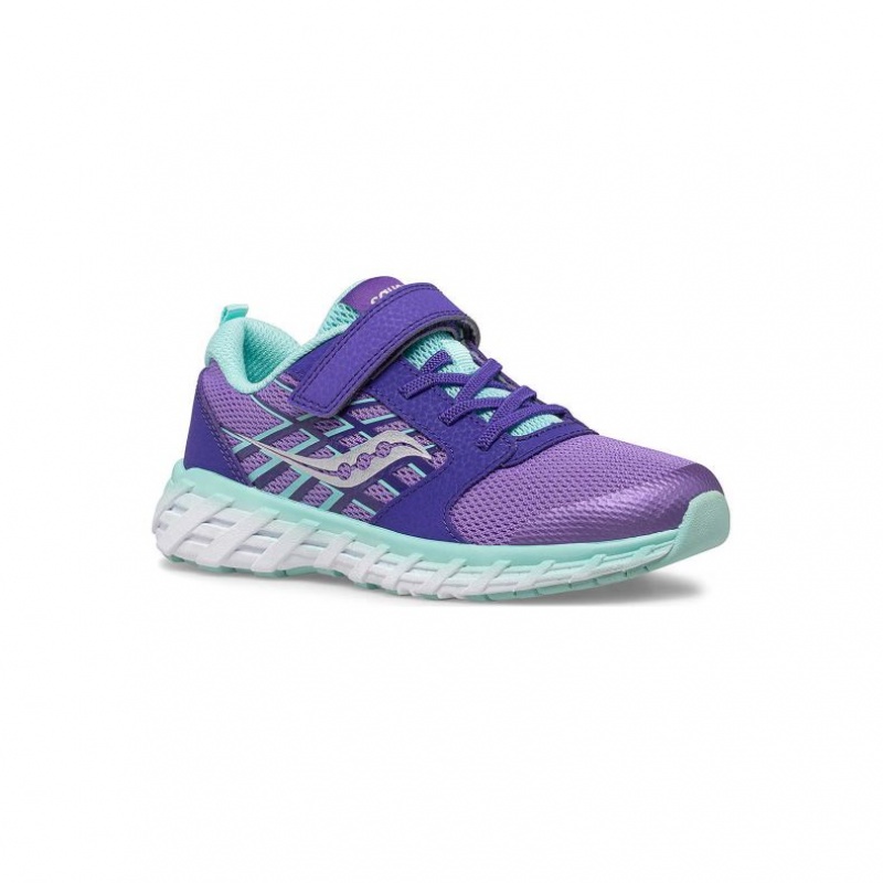 Saucony Wind 2.0 A/C Iso Lapsi Tennarit Violetit | SUOMI APKXQCR