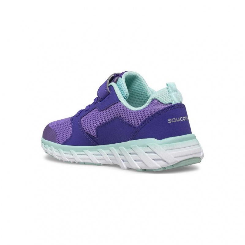 Saucony Wind 2.0 A/C Iso Lapsi Tennarit Violetit | SUOMI APKXQCR